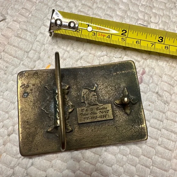 *Vintage* Getty Petroleum Vintage Belt Buckle - Picture 3 of 3